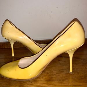 Prada Yellow Heels